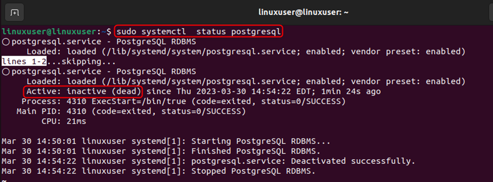 How To Start Or Stop PostgreSQL Server On Ubuntu CommandPrompt Inc 