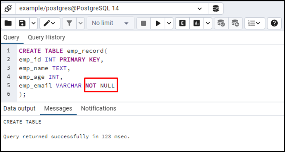 postgresql create table unique constraint