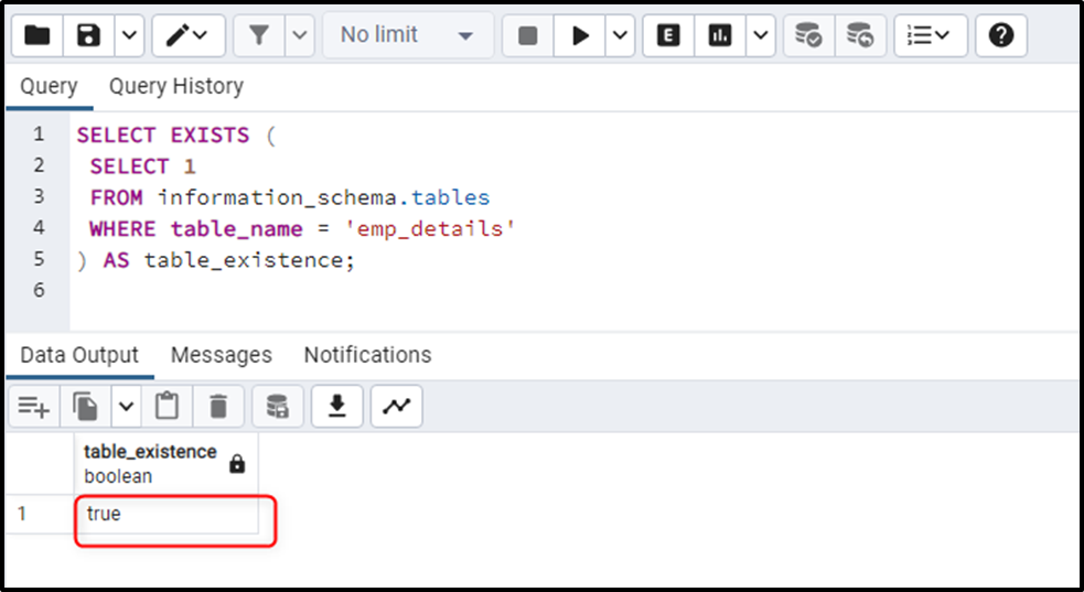 Postgresql Check If Id Exists