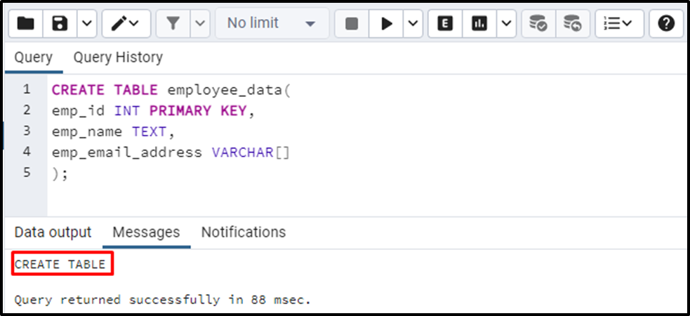 Select Table Name Postgres