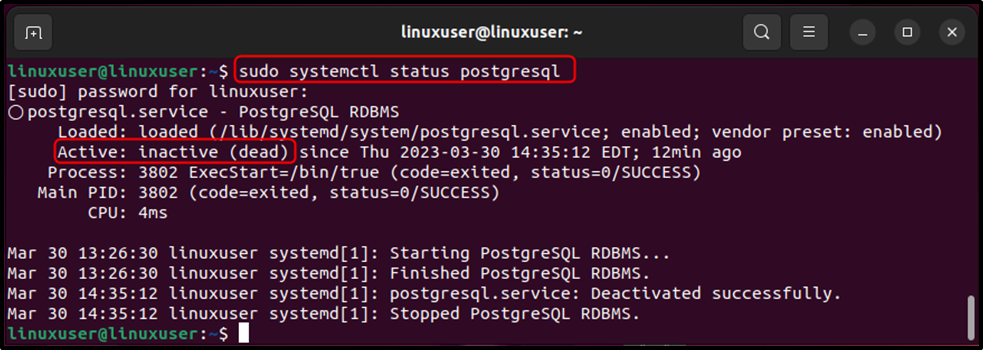 How To Start Postgresql