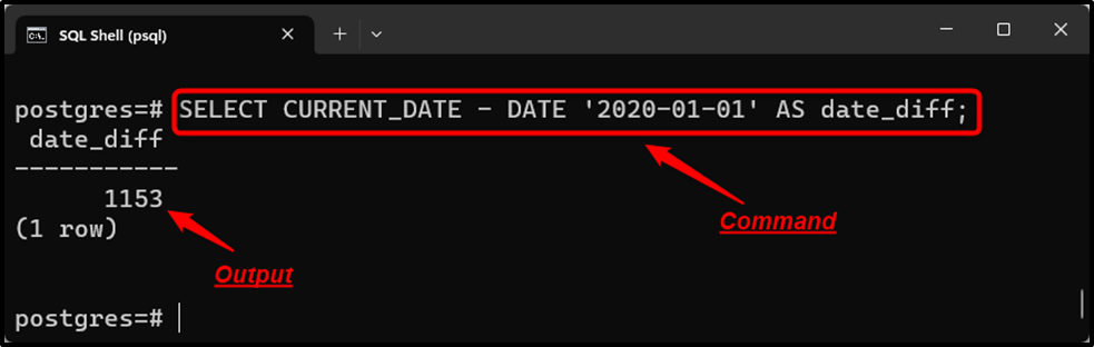 How To Find Difference Between Two Dates In PostgreSQL N N N N CommandPrompt Inc 