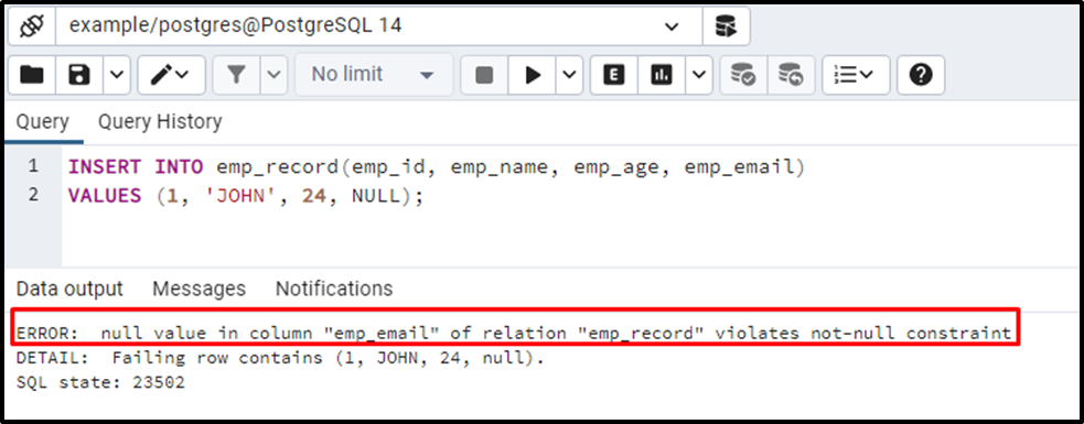 drop constraint postgres