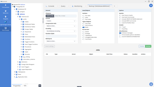 Joshua Drake：PgManage 1.0b2 发布